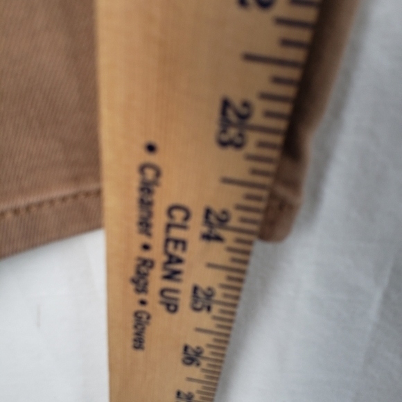 J.Jill Denim Authentic Fit Slim Ankle Tan Pants Sz 6 - Picture 7 of 8